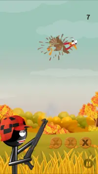 Stickman Turkey Hunter Free Screen Shot 1