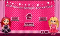 女の子と子供のためのドールハウスホームデコレーションゲーム Screen Shot 0