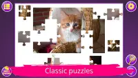 Puzzle: zwierzęta — Jigsaw Screen Shot 2