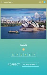 Steden van de wereld: Raad de stad — Quiz, spel Screen Shot 9