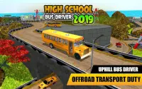 سائق حافلة المدرسة الثانوية 2019: لعبة أطفال مجاني Screen Shot 5