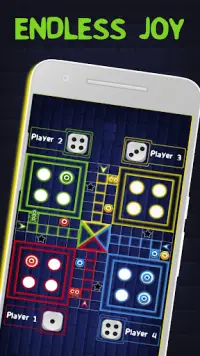 Glow ludo - Trò chơi súc sắc Screen Shot 2