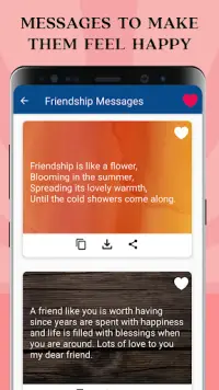 Friendship Quotes & Messages Screen Shot 7