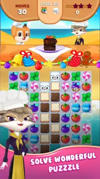 Cake Crush Link Match 3 Puzzle Game Screen Shot 2