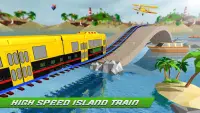 Isla Tren Carga Transporte Simulador 2020 Screen Shot 1