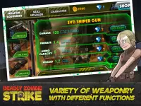 Deadly Zombie Strike: Zombie Shooting Challenge Screen Shot 1