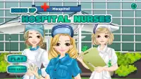 Hospital nurses - girl games Screen Shot 0