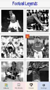Football Legends - Pixel Art Screen Shot 0
