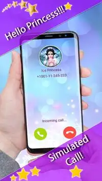 Ice Princess Video and Phone Call Simulator Screen Shot 3