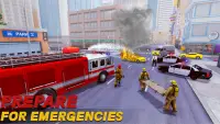 Firefighter Simulator: Fireman Firefighter Games Screen Shot 1