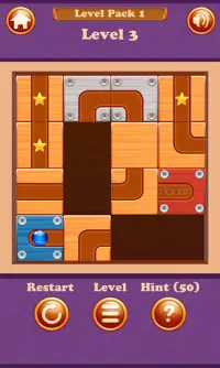 Slide Puzzle Maze - Unblock to Roll the Ball Screen Shot 1