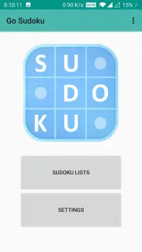 Go Sudoku Screen Shot 0