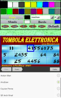 Cartelle Tombola Elettronica Screen Shot 2