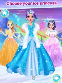 Ice Queen Princess Salon & Makeover Screen Shot 1