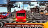 Drive City Metro Bus Impossible Track Simulator Screen Shot 1