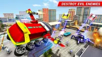 Ônibus elétrico Jogos de Vôo - Flying Bus Games 3D Screen Shot 8