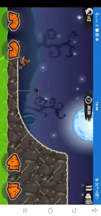 Moto X3M Spooky Land Game Screen Shot 2