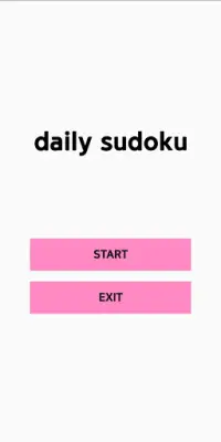 daily sudoku - 매일 즐기는 스도쿠 Screen Shot 0