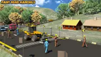 Vera costruzione di strade 20 - Escavatore pesante Screen Shot 2