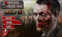 Zombie töten Reich Krieg Screen Shot 0
