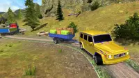 Offroad Cargo Trailer Jeep – Uphill Prado Drive Screen Shot 1