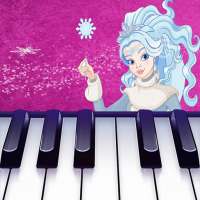 Pink Piano Tiles - Ice Queen Magic Game