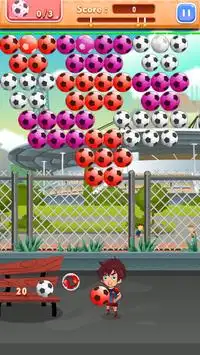 Soccer Bubble Shooter Screen Shot 2