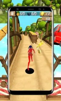 Subway Ladybug Run Surf Jump Screen Shot 0