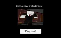 Stickman night at Slender Cube Screen Shot 0