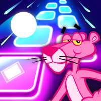 The Pink Panther Magic Beat Hop Tiles