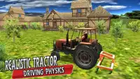 Real agricultura recolección tractor simulador 3D Screen Shot 1