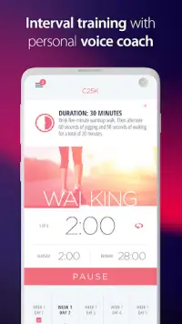 C25K® - 5K Running Trainer Screen Shot 1