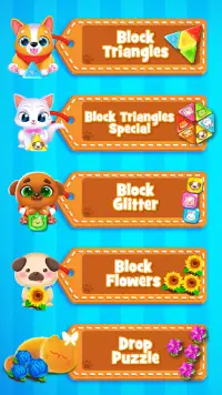 Block Puzzle Rainbow Pets Screen Shot 4