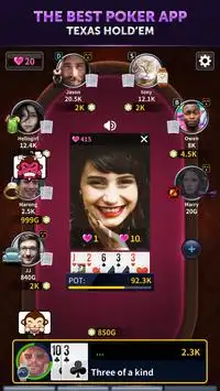 eyePatti - निशुल्क वीडियो चैट पोकर, Texas Hold'em Screen Shot 1