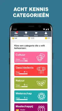 QuizzClub: Quiz en Trivia spel Screen Shot 2