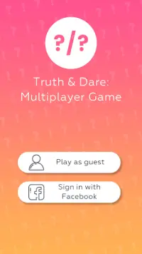 Truth & Dare: Multiplayer Game Screen Shot 0