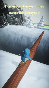 Penguin X-Run: Snowboarding Screen Shot 2