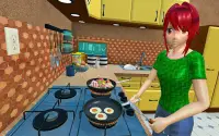 Anime Mother Family Virtual Mom Life Simulator 3D Screen Shot 0