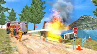 gioco di guida di camion dei pompieri 2019 - Fire Screen Shot 6