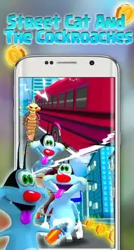 Oggy Subway Runner Screen Shot 2