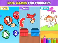 Toddler games: Puzzles, Balloon pop, Learn ABC Screen Shot 5