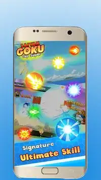 Saiyan Goku Tap Super Z DRAGON BALL Screen Shot 2