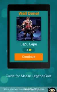 Guide for Mobile Legends Players: Quiz-Guide Screen Shot 9