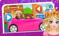Princess barbie driver Screen Shot 0