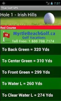 True Golf GPS Screen Shot 0