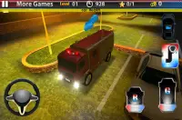 Truck Parking 3D: Fire Truck Screen Shot 0