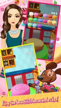Prinses Dress Up Fashion and Cake Ice Maker Screen Shot 1