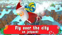 Santa Jetpack Skydiving Race Screen Shot 0