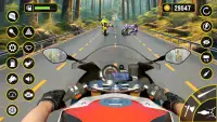 serangan sepeda 3d: game balap Screen Shot 2