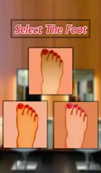 Fuß Nails Art -Toe-Nagel-Spiel Screen Shot 0
